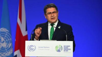 Former Honduran president sentenced to 45 years in prison on drug trafficking charges