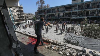 Israeli strike on UN school kills dozens in Gaza