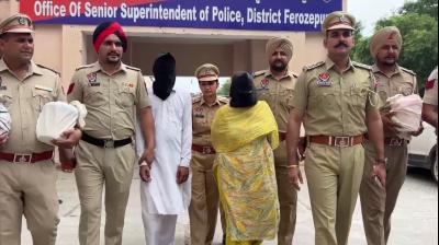 Police arrested uncle-nephew with heroin worth 33 crores Firozpur News