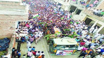 Paying tribute to Martyr Rajesh Poonia