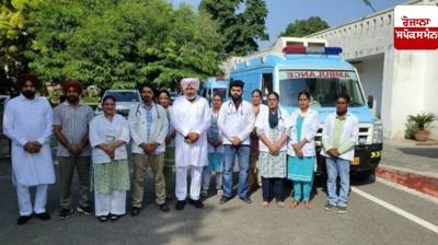 Finance Minister Harpal Singh Cheema sent three ambulances to the flood-affected areas of Dirba constituency.