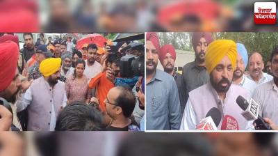 Chief Minister Bhagwant Mann arrived in flood affected area
