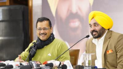 Arvind Kejriwal and Bhagwant Mann