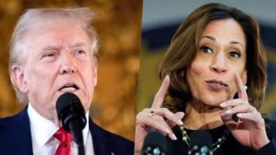  Donald Trump and Kamala Harris