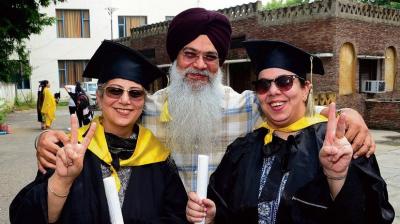 Mother, daughter graduated together in Jalandhar