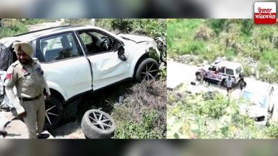 Car Fell Down From Ladhowal Bridge
