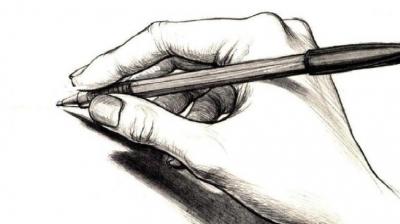 Poetic irony: Don't panic, take a step forward.