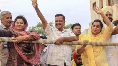 Arwind Kejriwal's Road Show in Bathinda