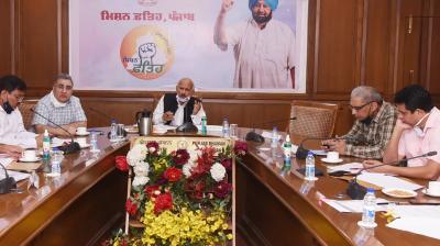 Local Government Minister held Meeting with Sanjha Morcha representing seven Labour Unions