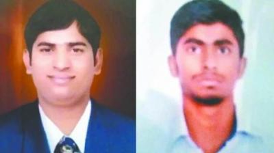 Injured Shanky Bhardwaj and Tushar Bhardwaj 