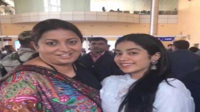 smriti irani - Jhanvi kapoor