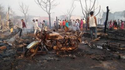 200 slums burnt