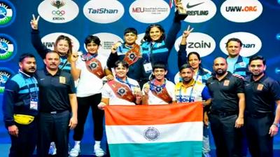 India's under-17 women's wrestling team is stuck in Aman, Jordan