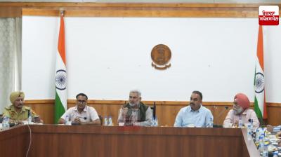 Minister Lal Chand Kataruchak held a meeting to review wheat arrangements