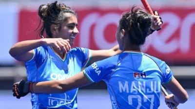 Indian women's hockey team defeated Canada 12-0 in their first match