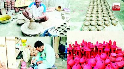 Artisans with MA degrees forced to make clay lamps