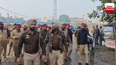 Operation Kaso begins in Jalandhar's Qazi Mandi, police force seals the entire area from all sides
