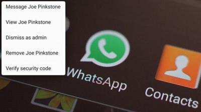 WhatsApp feature Demote as Admin