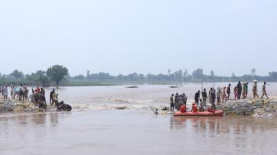 Flood In Ghaggar River