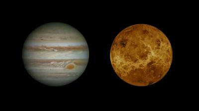 Jupiter with Vinus 