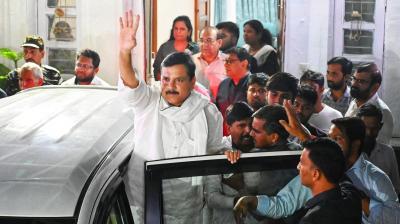 Court asks AAP MP Sanjay Singh not to talk to media while being produced in court