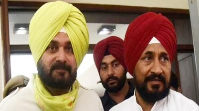 Navjot Sidhu, Charanjeet Channi 