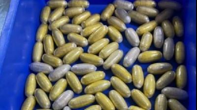  63 Capsules of Cocaine found