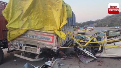 Car collides with truck parked on roadside in Panchkula, 4 killed
