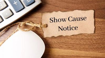 Show cause notice