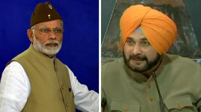 Navjot Singh Sidhu targeted to Narendra Modi