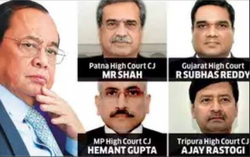 Four newly appointed Judges
