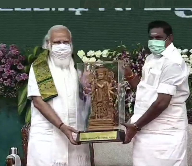 PM Modi and TN CM