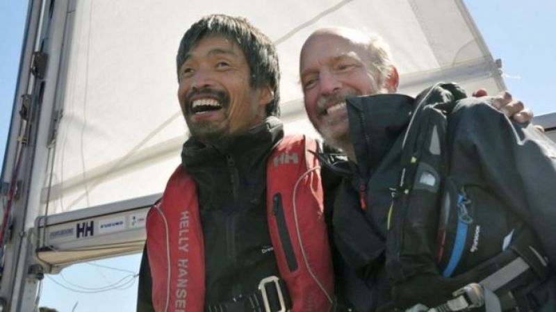 Bind Japanese sailor Mitsuhiro Iwamoto completes nonstop Pacific crossing