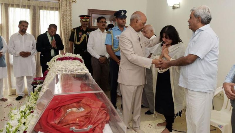 Sushma Swaraj cremated with full state honours