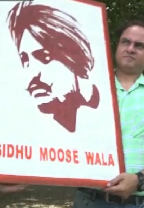 artist baljinder singh made sidhu moosewala's picture with toothpics