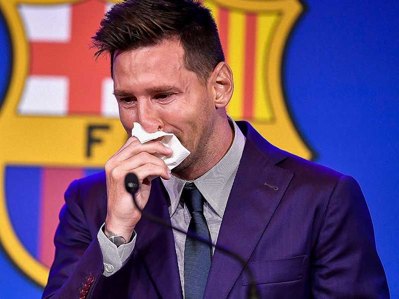 Lionel Messi's used tissue is on sale for 1 million dollar