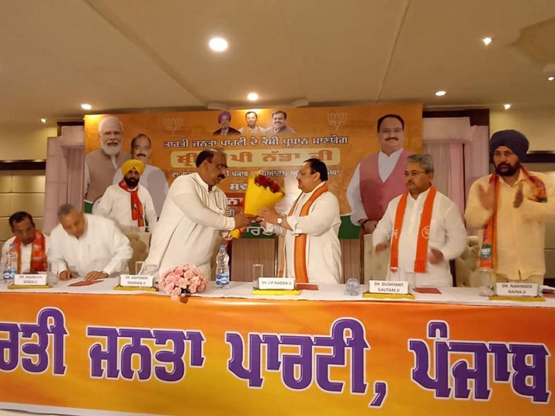 J.P. Nadda In Punjab 