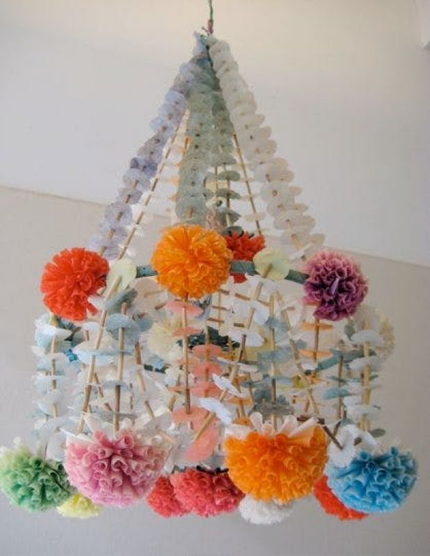 paper chandelier