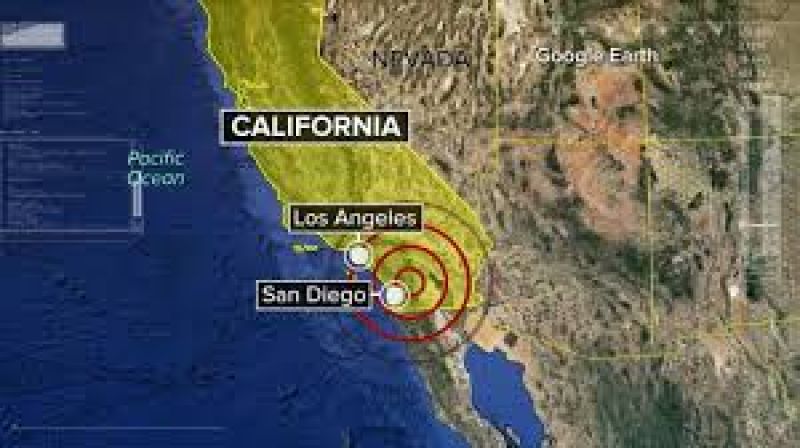 Earthquake in South California of America