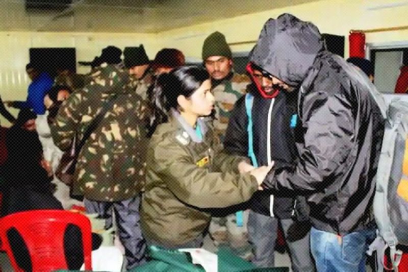 Rescue operation Army stranded tourists North Sikkim