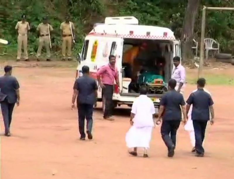 Rahul Gandhi waits for Air Ambulance to takes off