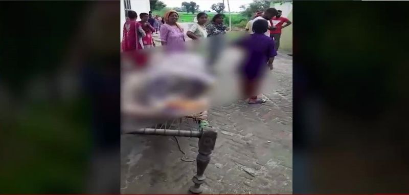 Violence raged in the streets of the holy Ramayana