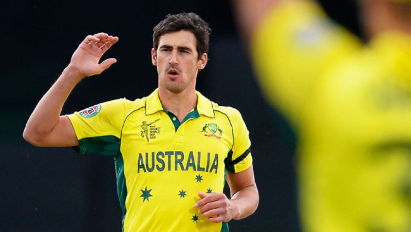 Australian fast bowler Mitchell Starc