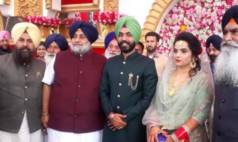 Sukhbir Badal  attends AAP MLA Baljinder Kaur reception party