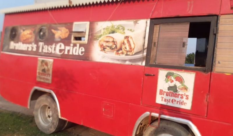 Two Brothers build 'mini hotel' from old bus