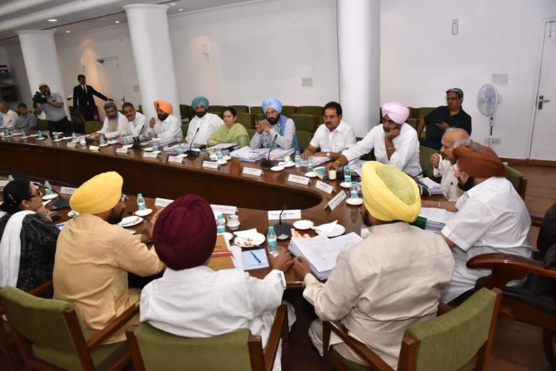 Punjab Cabinet Meeting