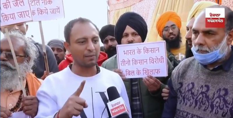 Gujarat farmer at Delhi Protest 