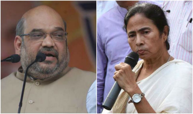 Amit Shah, Mamata Banerjee 