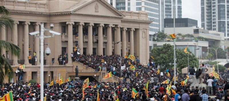 Sri Lanka's President Gotabaya Rajapaksa flees the country