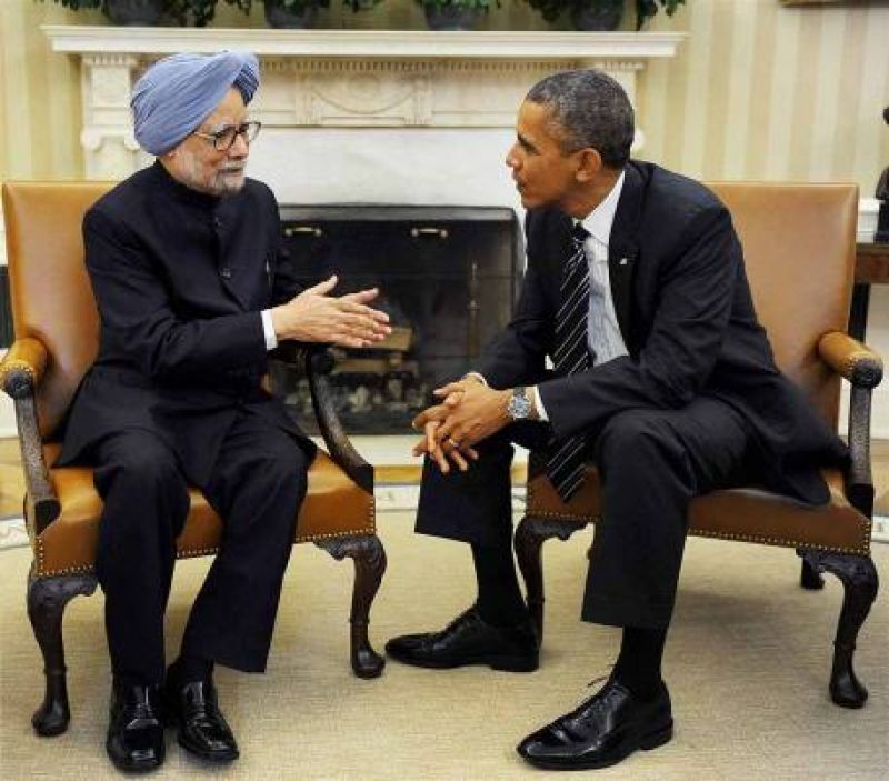 Barak Obama-Manmohan Singh  